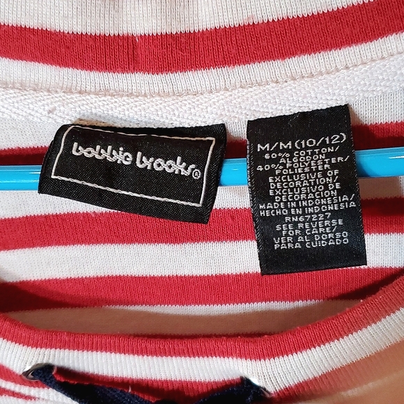 Bobbie Brooks Striped Blouse - Picture 4 of 7